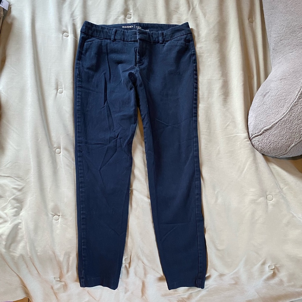 Navy blue pixie pants